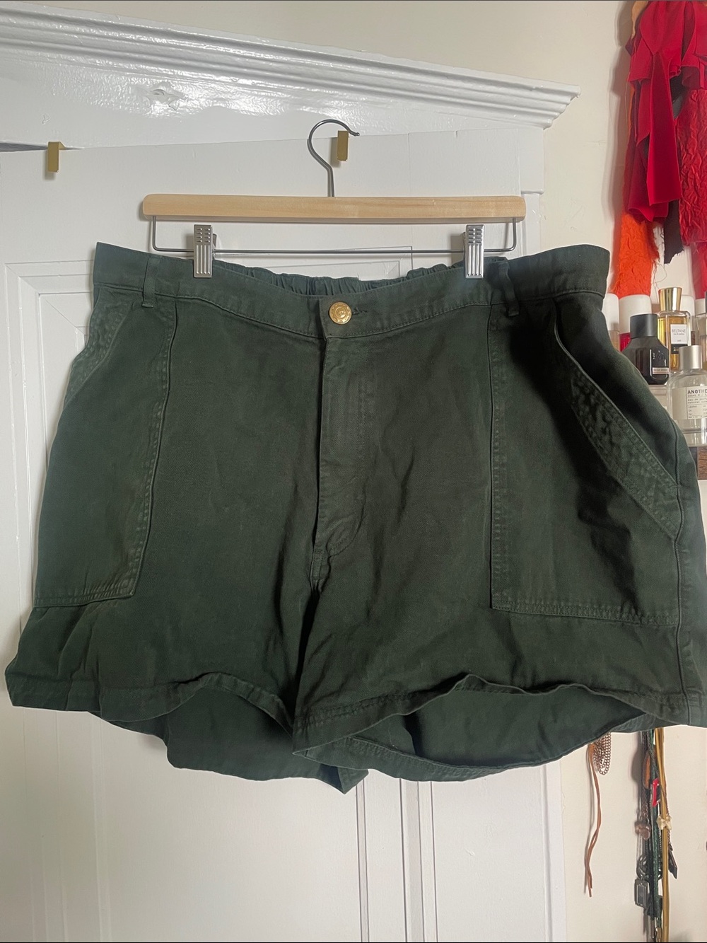 Big bud press Swamp Green Work shorts in 2XL